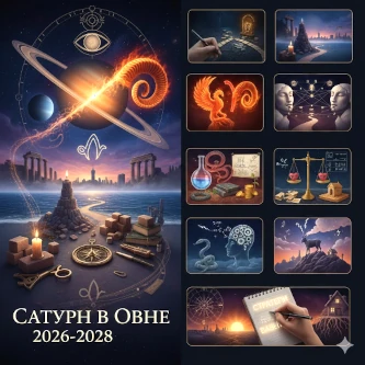 Сатурн в Овне. Время осознанного действия