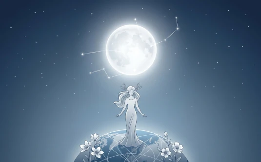 Белая Луна в знаке Девы